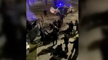 El momento de la detención