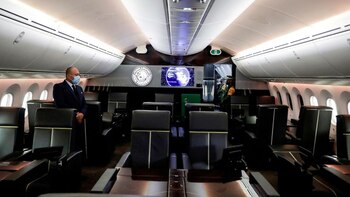 O avião presidencial ainda está