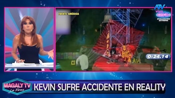 Magaly Medina exige explicaciones tras la caída de Kevin Díaz: “No han dicho qué pasó ni si está en un hospital”. Captura: Magaly TV La Firme.