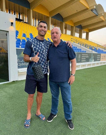 En 2024, el goleador y el técnico brasileño se vieron en Arabia Saudita-crédito @TheNassrZone/X