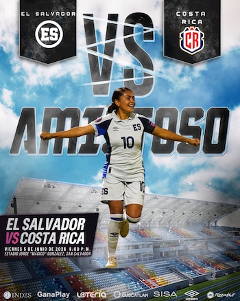 El Salvador enfrentará a Costa Rica en un partido amistoso el 5 de junio de 2026 en San Salvador (Cortesía Selecta SV).