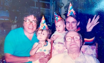 Piero y su familia