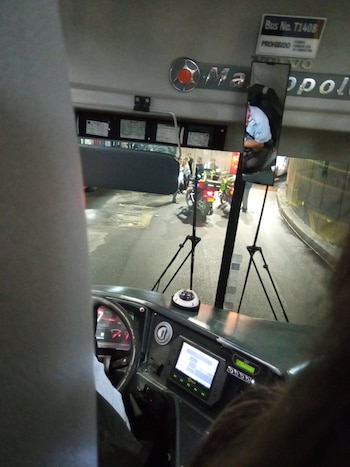 La mujer recibió un fuerte