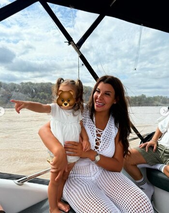 Charlotte Caniggia disfrutó de su