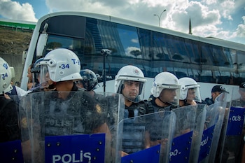 El operativo de la Policía