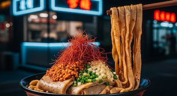 Biáng biáng noodles de Shaanxi