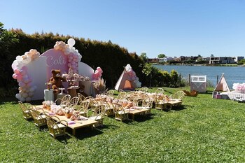 La hermosa decoración en el