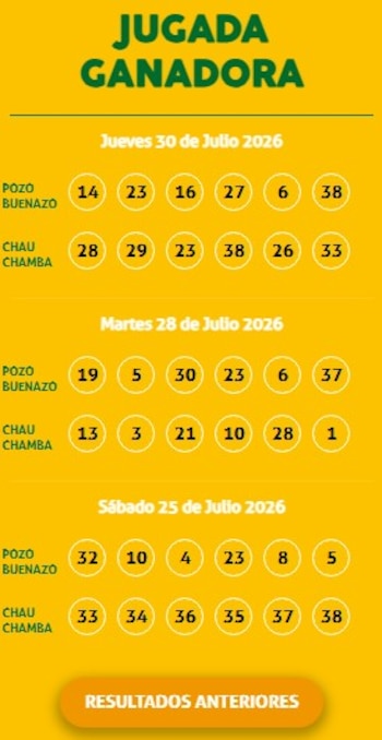 La Kábala HOY: revisa la combinación ganadora y el nuevo pozo millonario. Captura: Kábala.