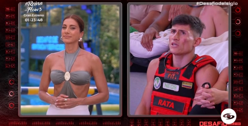 Rata no se siente afectado por el chaleco - crédito Emisión Desafío / Caracol Televisión