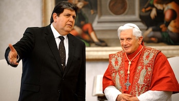 Alan García Pérez con el