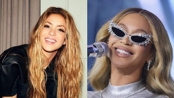 La colombiana asistió al concierto