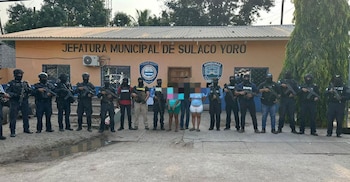 Las detenciones forman parte de la ofensiva policial para desarticular al Cartel del Diablo en Honduras.(FOTO: X Policía Nacional)