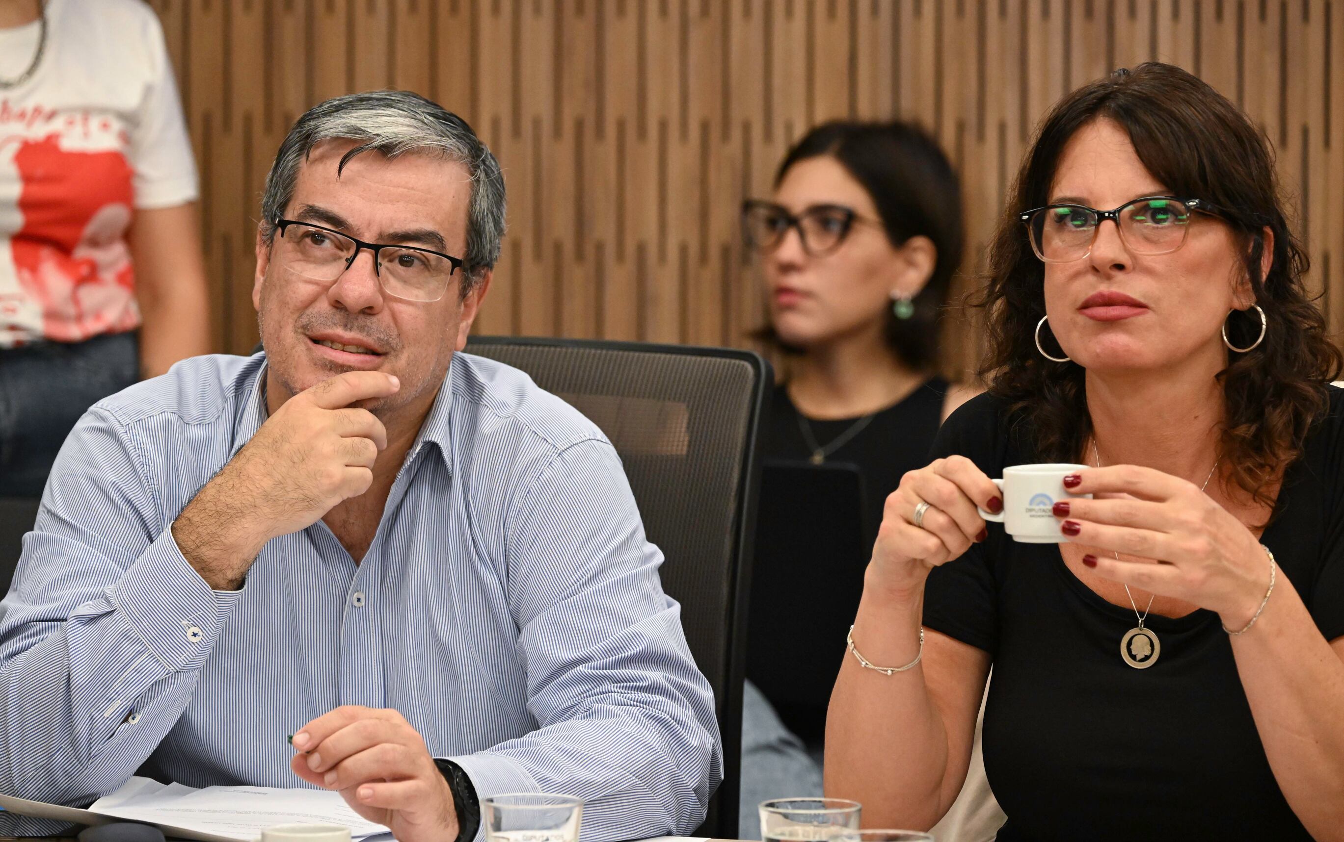 Germán Martínez reclamó la presencia de Caputo en el Congreso). FOTO: JUAN FOGLIA/ NA