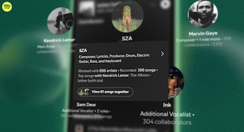 Spotify prueba su nueva función SongDNA.