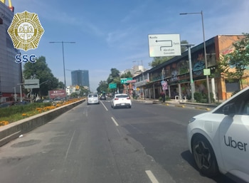 La circulación en Avenida Chapultepec, desde Balderas hasta Avenida Insurgentes, muestra condiciones favorables según el último reporte (X@OVIALCDMX)