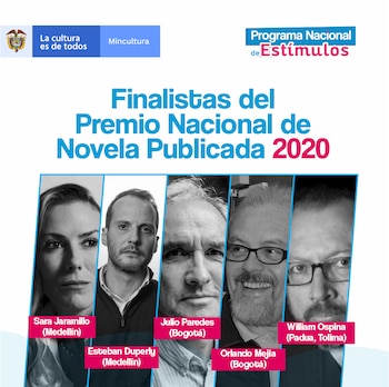 Estos son los cinco finalistas del Premio Nacional de Novela Publicada 2020