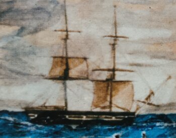 Imagen del bergantín Palomo. (Crédito