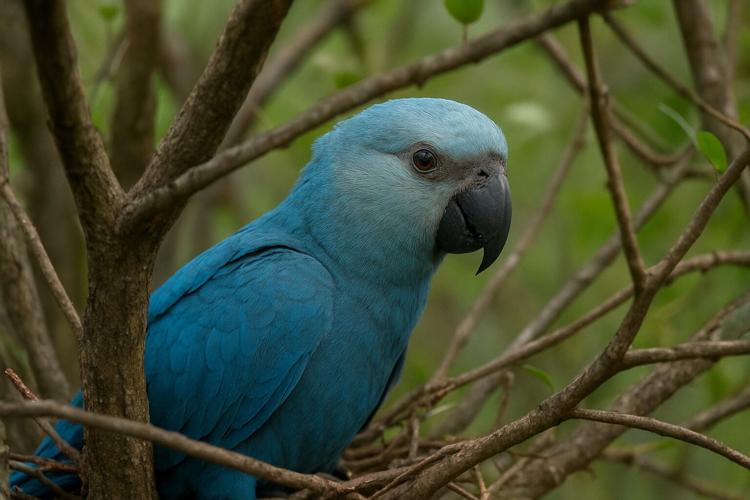 El brote de circovirus afecta a los últimos guacamayos de Spix libres en Brasil, poniendo en riesgo la supervivencia de la especie - (Imagen Ilustrativa Infobae)