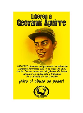 Un póster que pide la