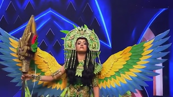 ¡Reina de Mesoamérica! El impresionante traje típico con el que El Salvador brilló en Miss Grand International 2026