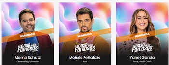 Nominados de la tercera semana. (LCDLFM)
