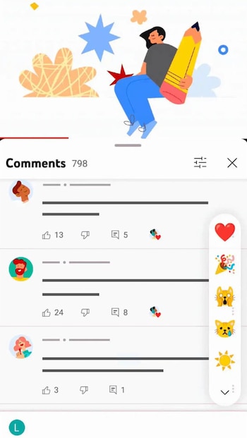 Reacciones en YouTube. (foto: YouTube)