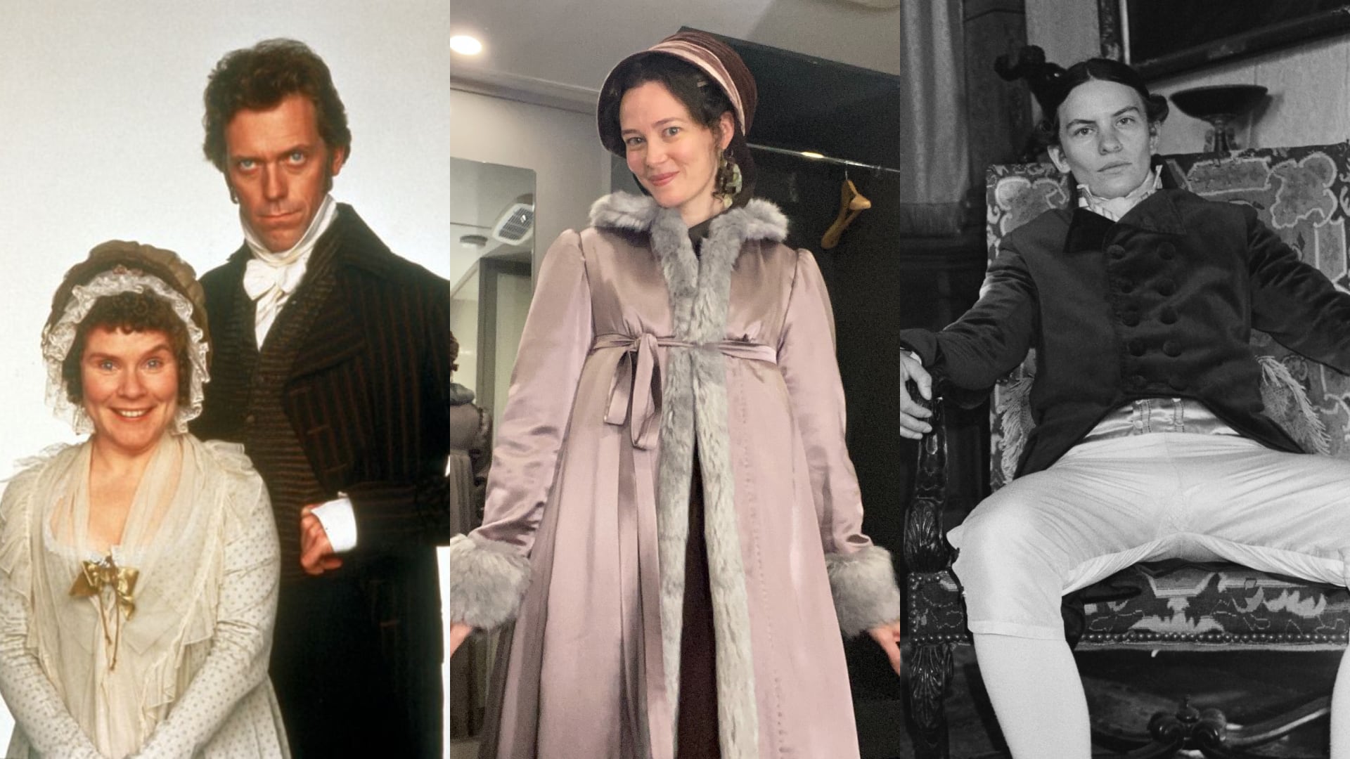 Bethany Slater y Eliot Sumner como el matrimonio Palmer en la nueva adaptación. En 1995, la pareja fue encarnada por Imelda Staunton y Hugh Laurie. (Sony Pictures/Instagram)
