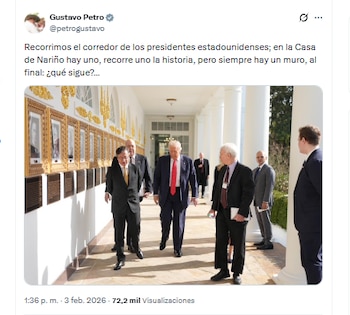El presidente Gustavo Petro se