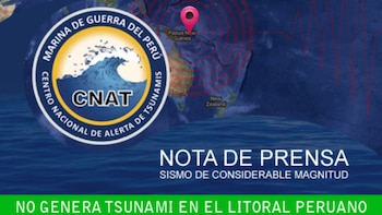 La Marina de Guerra del Perú descartó que el terremoto en Papúa Nueva Guinea origine un tsunami en el literal peruano. (Foto: X/@DHN_peru)