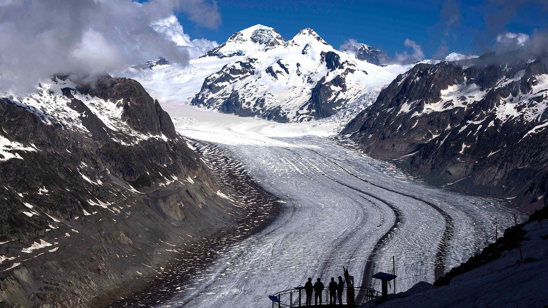 Los glaciares de Suiza perdieron un 5,5 por ciento de su volumen en 2026 según el organismo GLAMOS (AP Photo/Matthias Schrader, File)