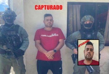 La captura del individuo se registró en una finca de Bello, Antioquia. Foto: Policía Nacional