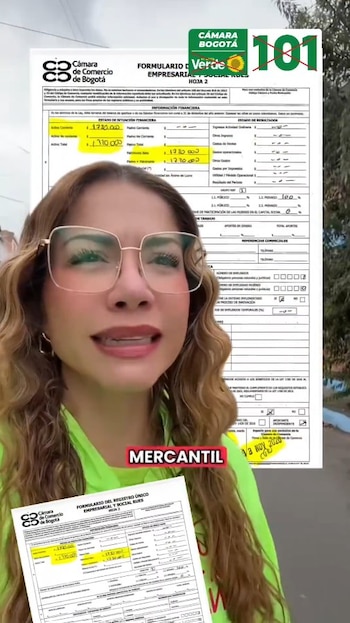 Registros mercantiles, reportados por Catherine