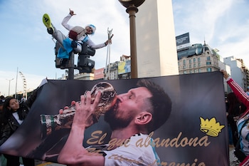 Festejos en el Obelisco - Argentina 3-2 Egipto