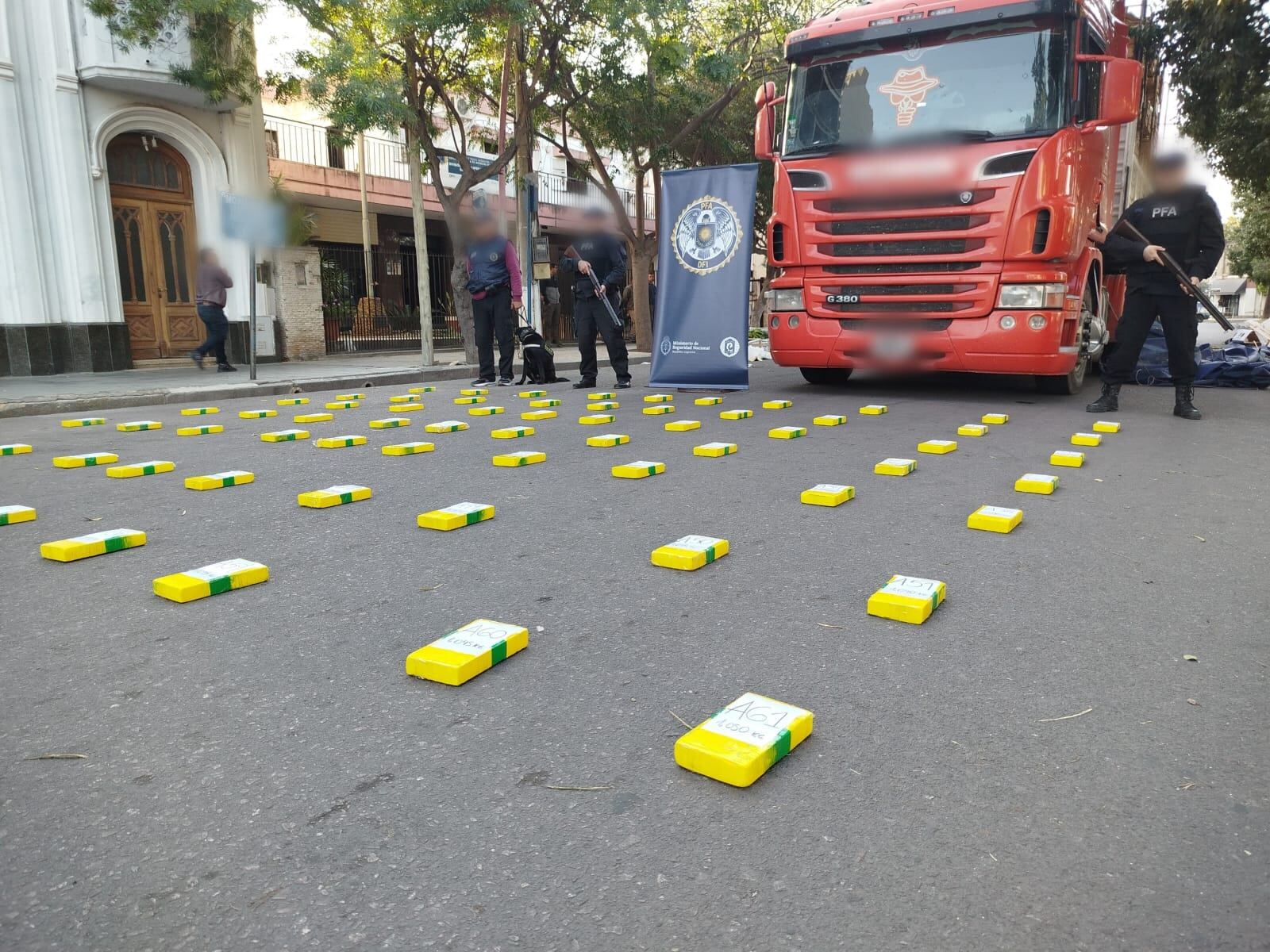 La droga secuestrada