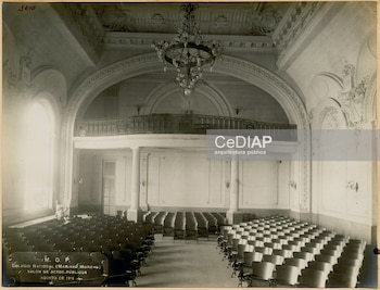 El salón de actos que