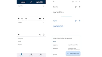 Apps DeepL y Google Translate