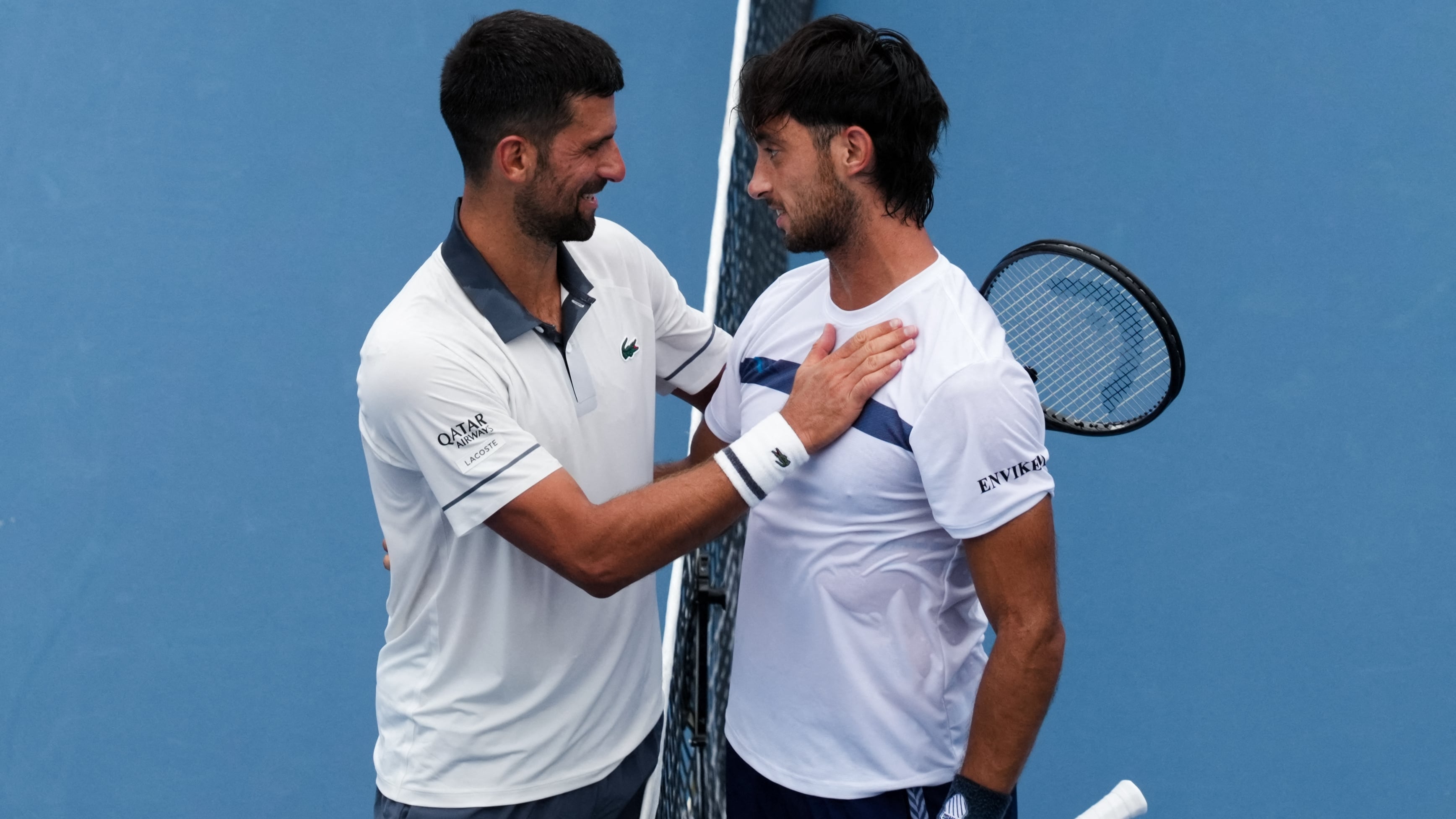 El último partido de Novak Djokovic en el circuito fue la derrota ante Thiago Tirante en Cincinnati (Crédito: Reuters)