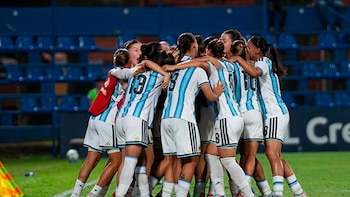 La selección argentina femenina se