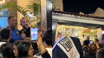 La multitudinaria despedida de hinchas