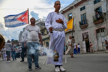 Virgen de la caridad y día de Oshún en La Habana, Cuba