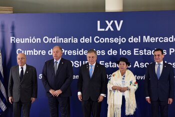 Los ministros Mauro Vieira, Gerardo