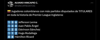 Jefferson Lerma es también el