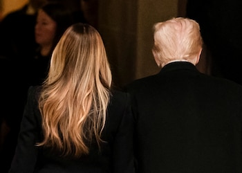 Donald Trump y Melania (REUTERS/Marko