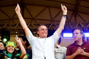 El presidnete de Brasil, Jair