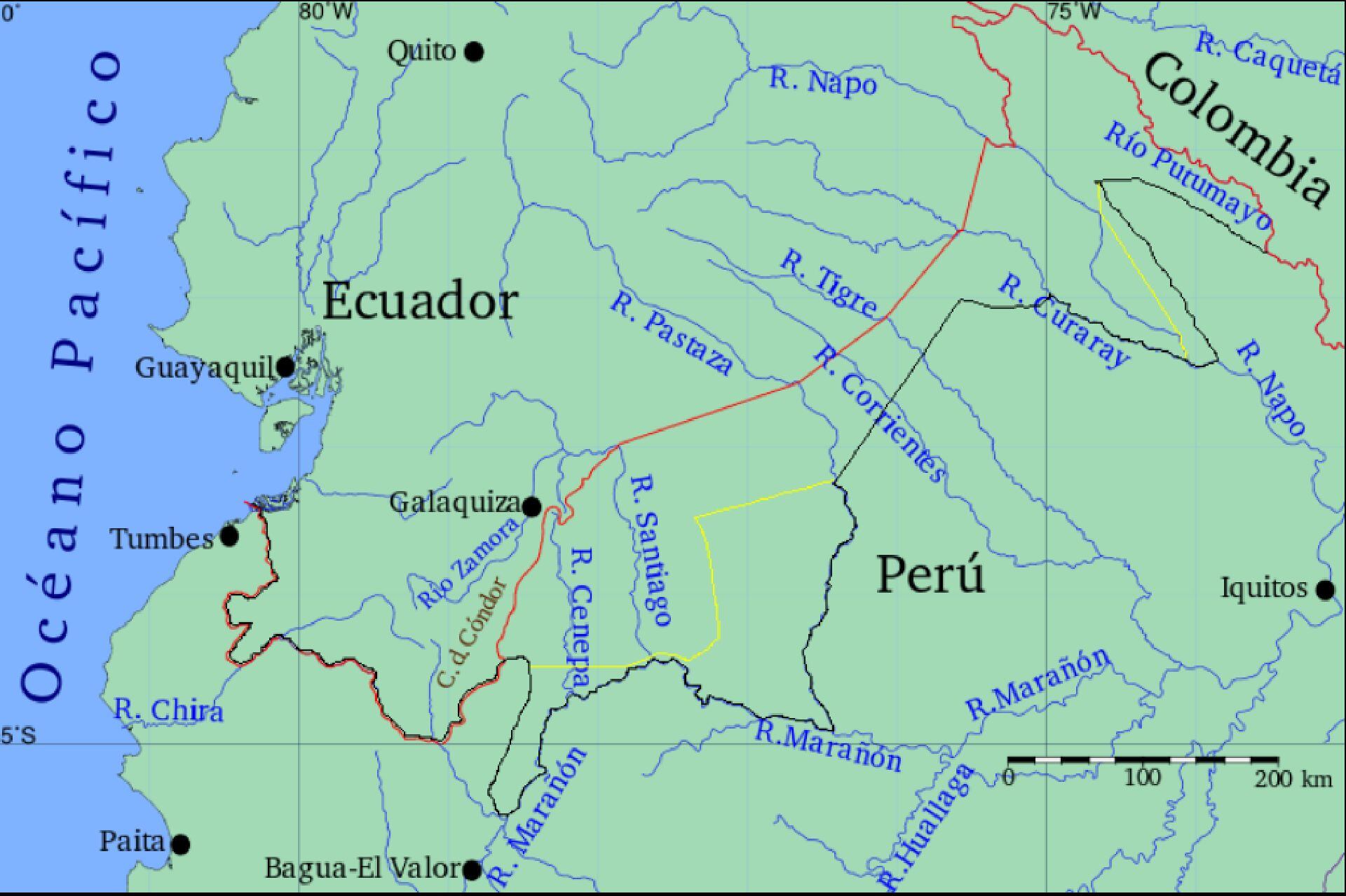 Las fricciones fronterizas entre Perú y Ecuador escalaron en 1921, con la ruptura de relaciones diplomáticas tras un intercambio de posturas sobre acuerdos históricos no resueltos. (Createaccount)