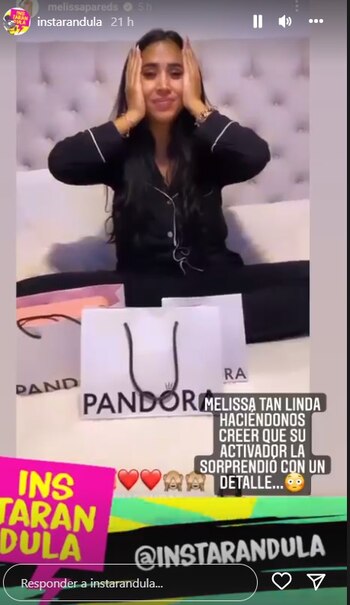 Instarándula desmiente a Melissa Paredes.