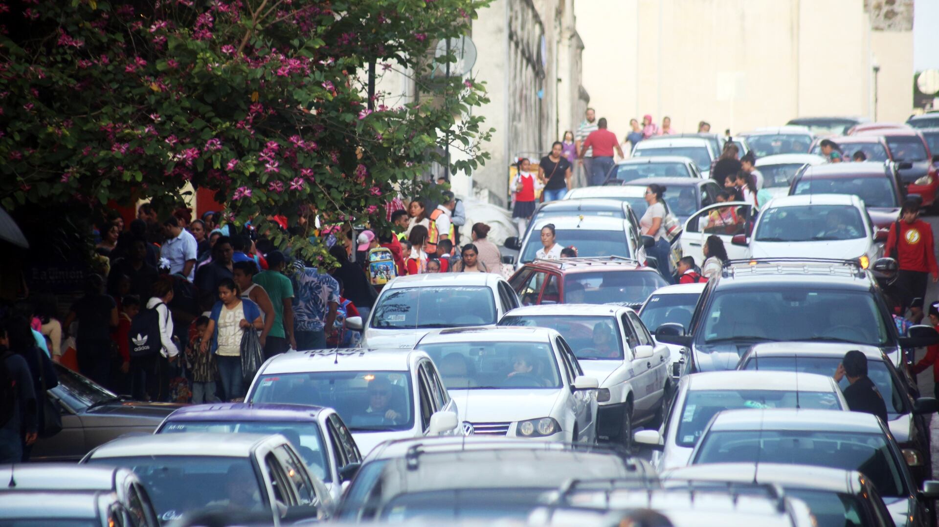 Parar en doble fila suele ser una de las peores constumbres, que más tiempo hace perder a otros automovilistas en el tránsito urbano