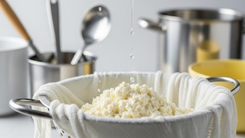 Receta de queso de ricota casero, rápida y fácil