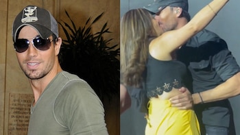 Enrique Iglesias protagoniza un intenso beso con una fan durante un concierto