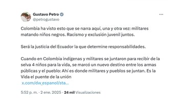 Con este mensaje en redes